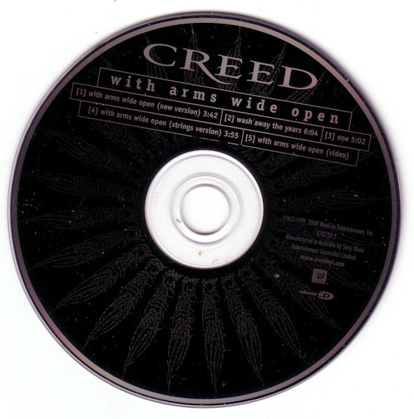 Creed (3) : With Arms Wide Open (CD, Single, Enh)