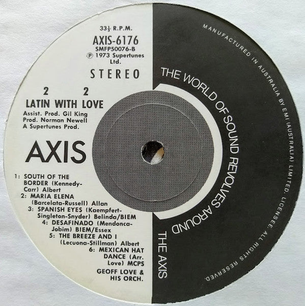 Geoff Love & His Orchestra : Latin With Love (LP, Album)