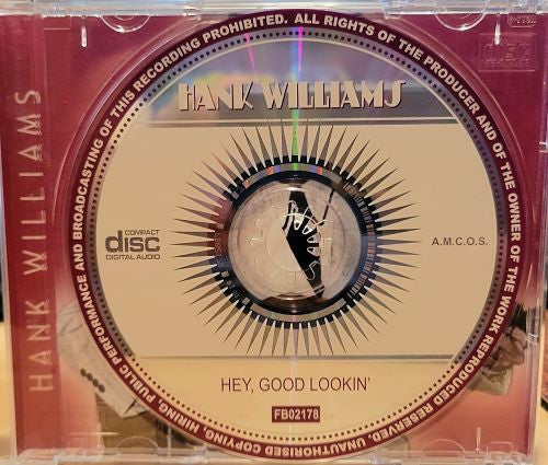 Hank Williams : Hey, Good Lookin' (CD, Comp, RM)