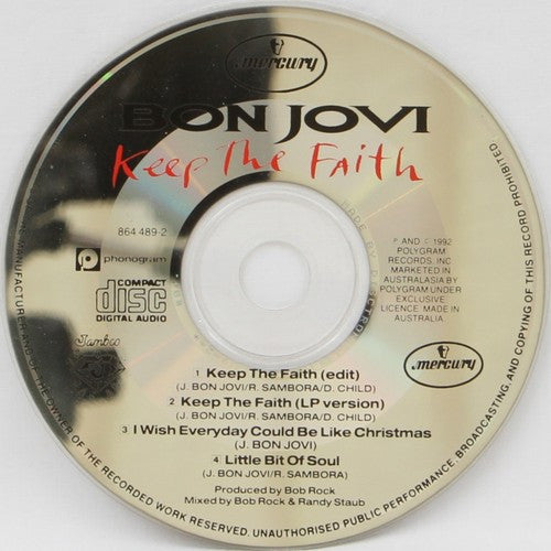 Bon Jovi : Keep The Faith (CD, Single, Car)