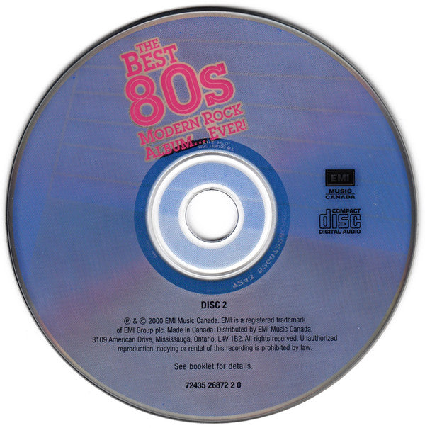 Various : The Best 80s Modern Rock Album... Ever! (2xCD, Comp, RM)