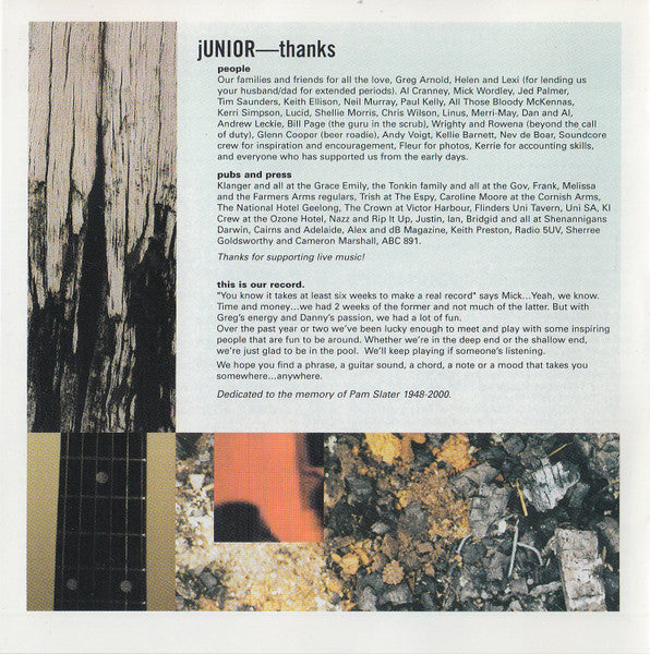 jUNIOR (159) : Restless (CD, Album)