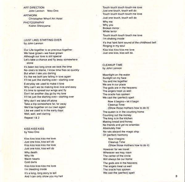 John Lennon & Yoko Ono : Double Fantasy (CD, Album, RE, RM)