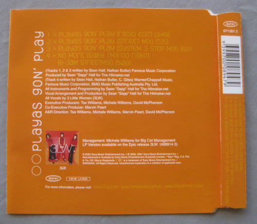 3LW : Playas Gon' Play (CD, Maxi)