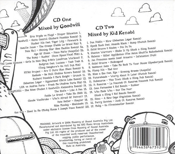 Kid Kenobi & Goodwill : Clubbers Guide To 2007 (2xCD, Mixed)