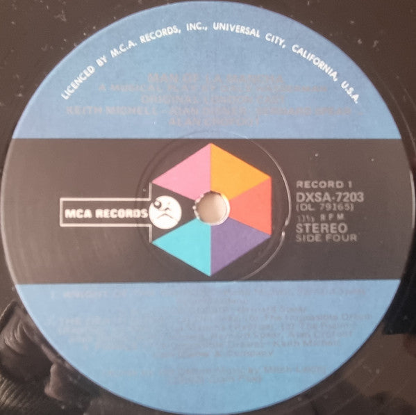Mitch Leigh Lyrics By Joe Darion / Featuring Keith Michell, Joan Diener, Bernard Spear, Olive Gilbert, Alan Crofoot : Man Of La Mancha (The London Original Cast) (2xLP, Gat)