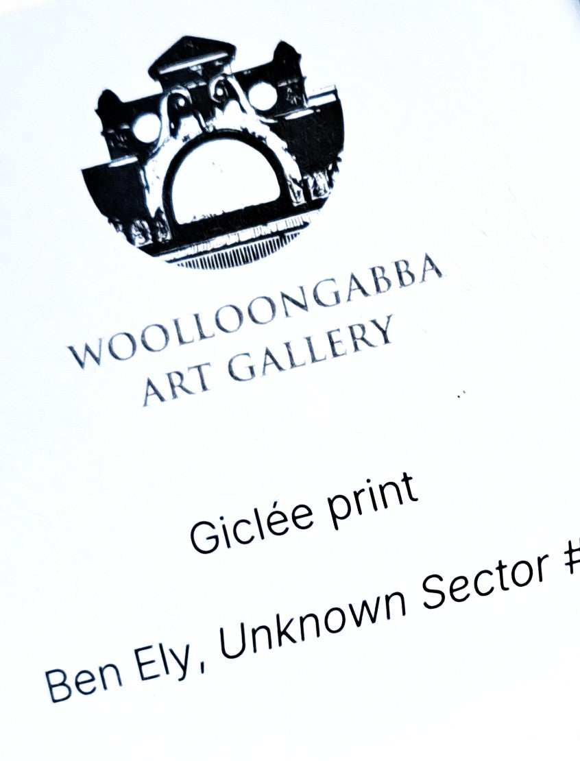 Ben Ely (Regurgitator) – Unknown Sector #3 — Signed, Sealed Woolloongabba Art Gallery A3 Giclée Print