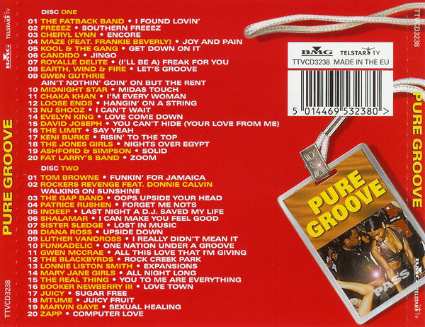 Various : Pure Groove - The Very Best 80's Soul Funk Grooves (2xCD, Comp)