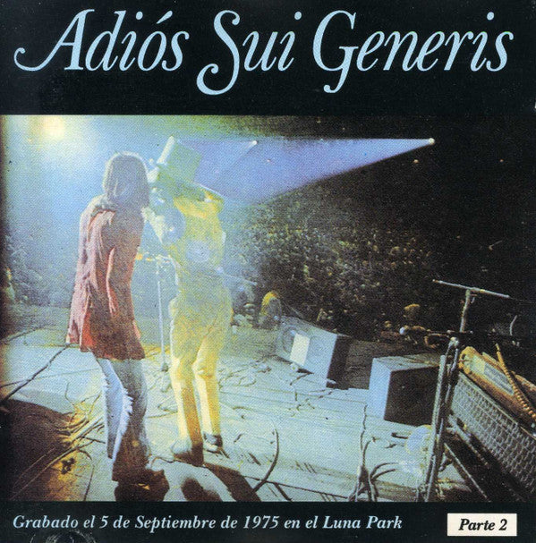 Sui Generis (4) : Adios Sui Géneris, Parte 2da (CD, Album, AAD)