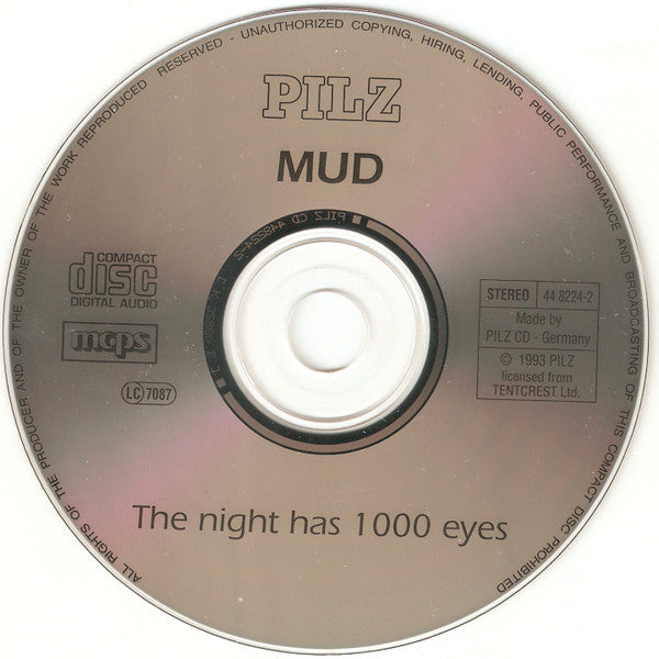 Mud : The Night Has A 1000 Eyes (CD, Album, RE)