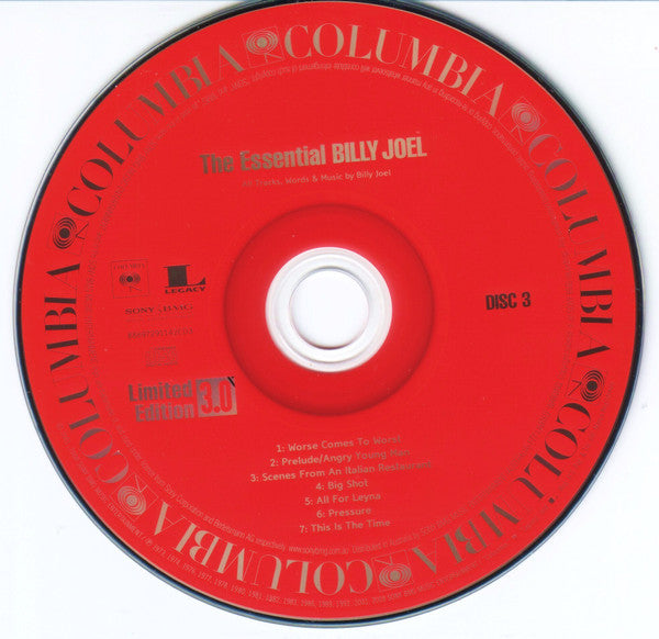 Billy Joel : The Essential Billy Joel 3.0 (3xCD, Comp, Ltd)