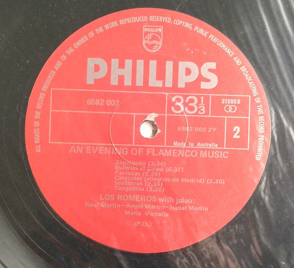 The Romeros : An Evening Of Flamenco Music (LP)