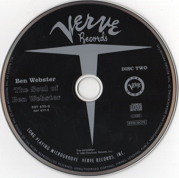 Ben Webster : The Soul Of Ben Webster (2xCD, Comp, RE)
