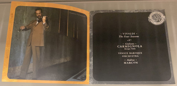 Vivaldi*, Locatelli*, Giuliano Carmignola, Venice Baroque Orchestra, Andrea Marcon : The Four Seasons • L'Arte Del Violino, Op. 3 - Concertos No. 10 And 11 (CD, Album, Comp)