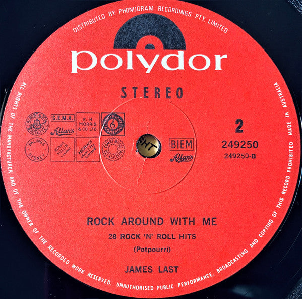 James Last : Rock Around With Me! (LP, Album, Pub)