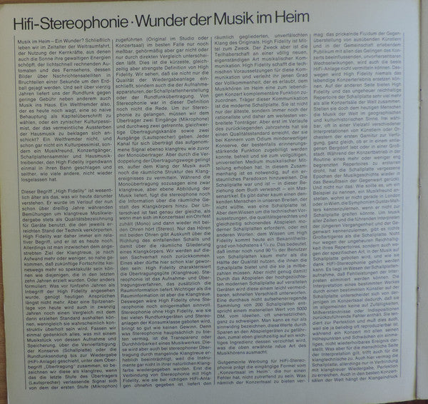 Berliner Philharmoniker, Herbert von Karajan, Liszt* / Tschaikowsky* / Sibelius* : Hifi-Stereo-Festival 1 (LP, Comp)