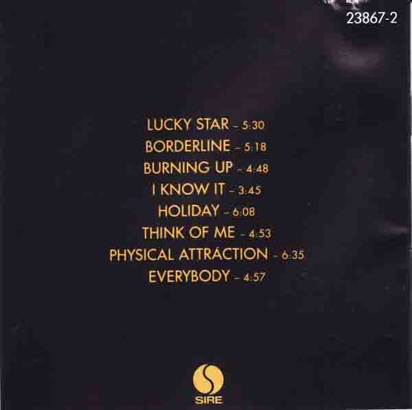 Madonna : The First Album (CD, Album, RE)