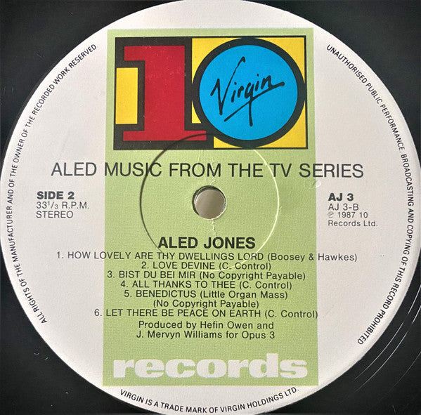 Aled* : Aled - Music From The TV Series (LP)