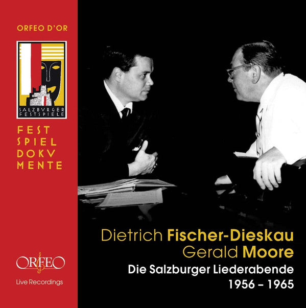 Dietrich Fischer-Dieskau, Gerald Moore : Salzburger Liederabende, 1956-1965 (11xCD, Comp + Box, Comp)