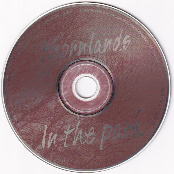 Thornlands : In The Park (CD, Album)