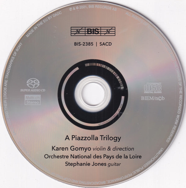 Karen Gomyo, Stephanie Jones (4) : A Piazzolla Trilogy (SACD, Hybrid, Multichannel, Album)