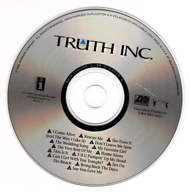 Truth Inc. : Truth Inc. (CD, Album)