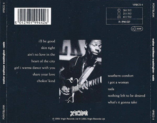 Walter "Wolfman" Washington : Sada (CD, Album)