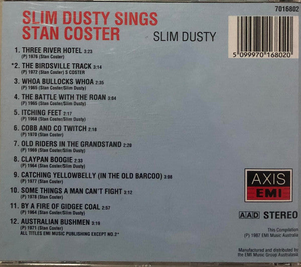 Slim Dusty : Sings Stan Coster (CD, Comp)