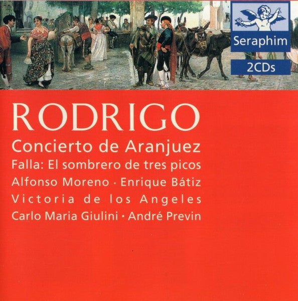 Joaquín Rodrigo, Manuel De Falla, Alfonso Moreno, Enrique Batiz, Victoria De Los Angeles, Carlo Maria Giulini, André Previn : Concierto De Aranjuez / El Sombrero De Tres Picos / (2xCD, Comp)