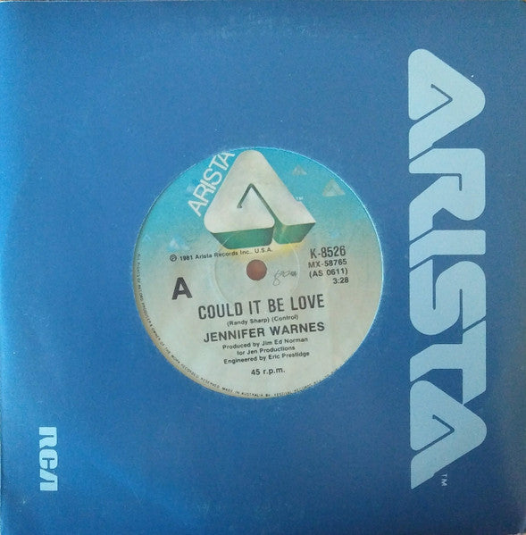 Jennifer Warnes : Could It Be Love (7", Single)