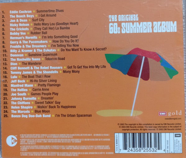 Various : The Original 60s Summer Album (CD, Comp)