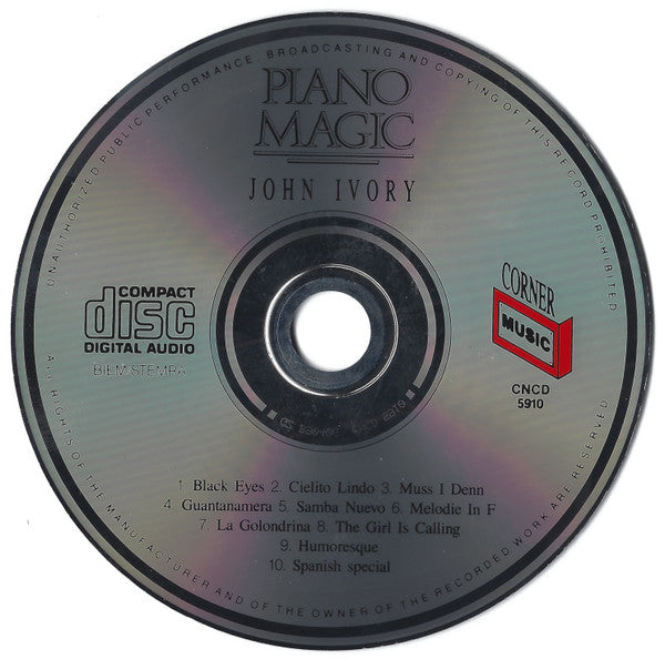 John Ivory (2) : Piano Magic (CD, Album)