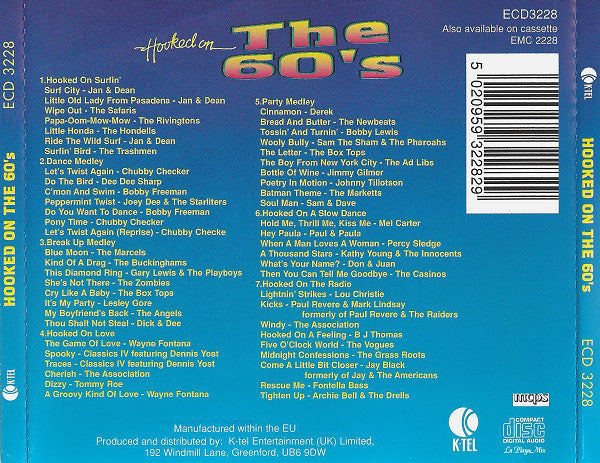 Various : Hooked On The 60's (CD-ROM, Comp, P/Mixed)