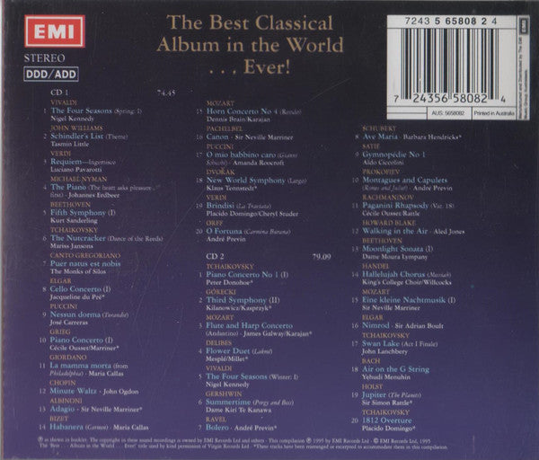 Various : The Best Classical Album In The World...Ever! (2xCD, Comp)