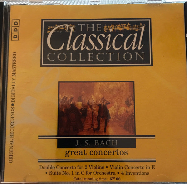 Johann Sebastian Bach : Great Concertos (CD, Comp)