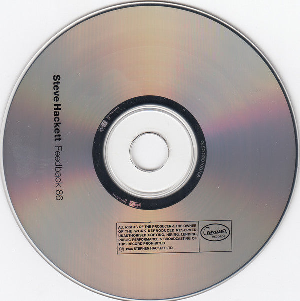 Steve Hackett : Feedback 86 (CD, Album, Enh, O-C)