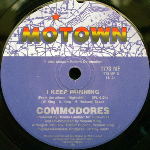 Commodores : Nightshift (7", Single)
