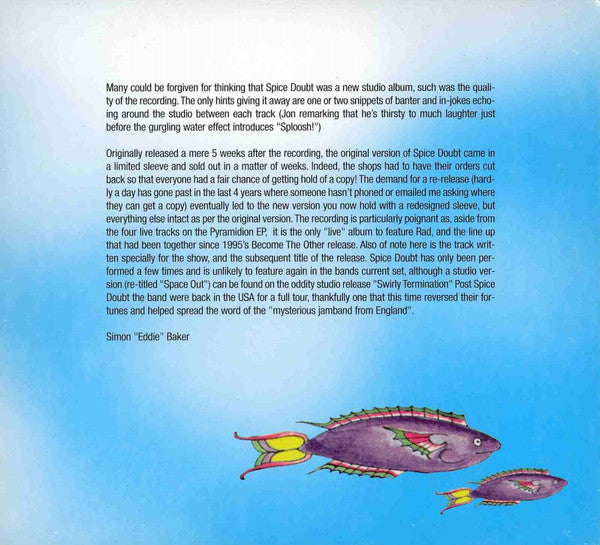 Ozric Tentacles : Spice Doubt (Streaming A Gig In The Ether) (CD, Album, RE, Dig)
