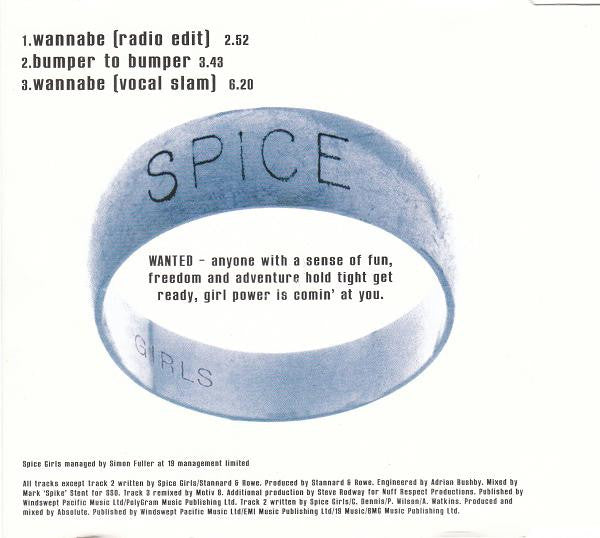 Spice Girls : Wannabe (CD, Single)