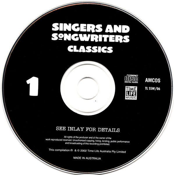 Various : Singers And Songwriters The Classics (2xCD, Comp)