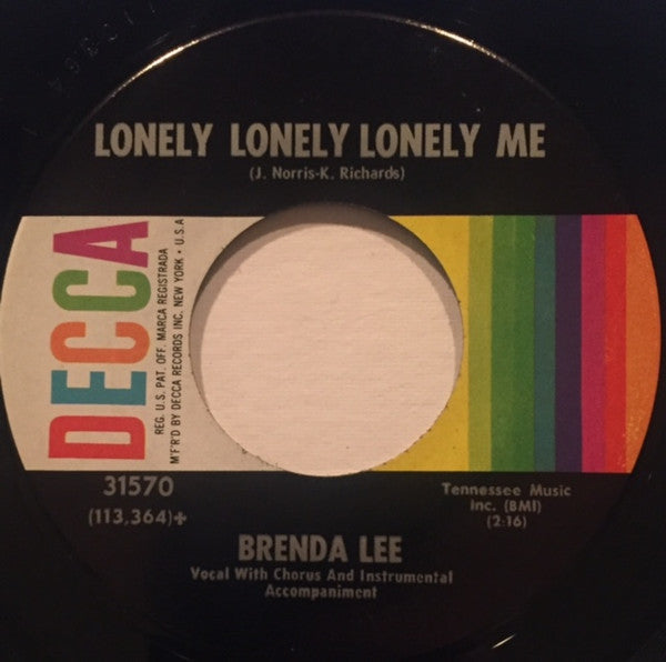Brenda Lee : As Usual (7", Single, Glo)