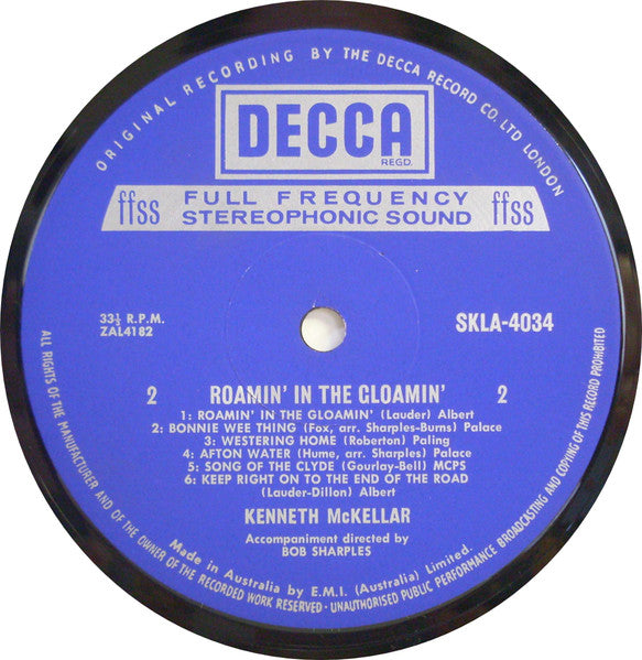 Kenneth McKellar : Roamin' In The Gloamin' (LP)