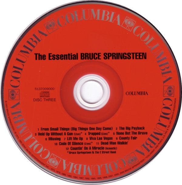 Bruce Springsteen : The Essential Bruce Springsteen (3xCD, Comp, RM)