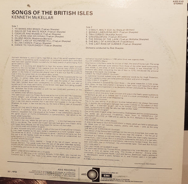 Kenneth McKellar : Songs Of The British Isles (LP, Album)