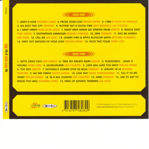 Various : The Very Best Of The 80s (2xCD, Comp)