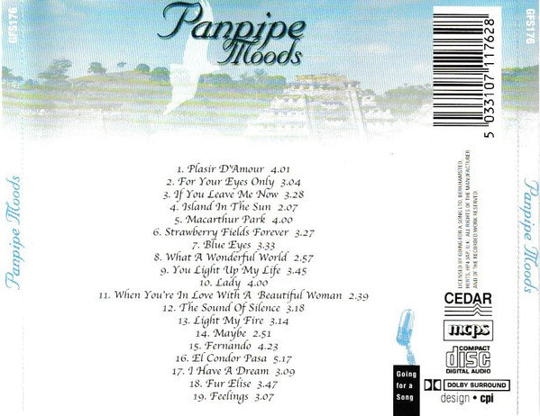 The Panpipers : Panpipe Moods (CD, Album)