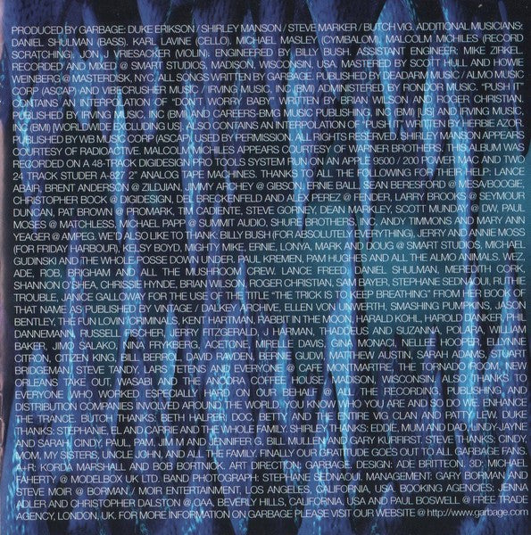 Garbage : Version 2.0 (CD, Album)
