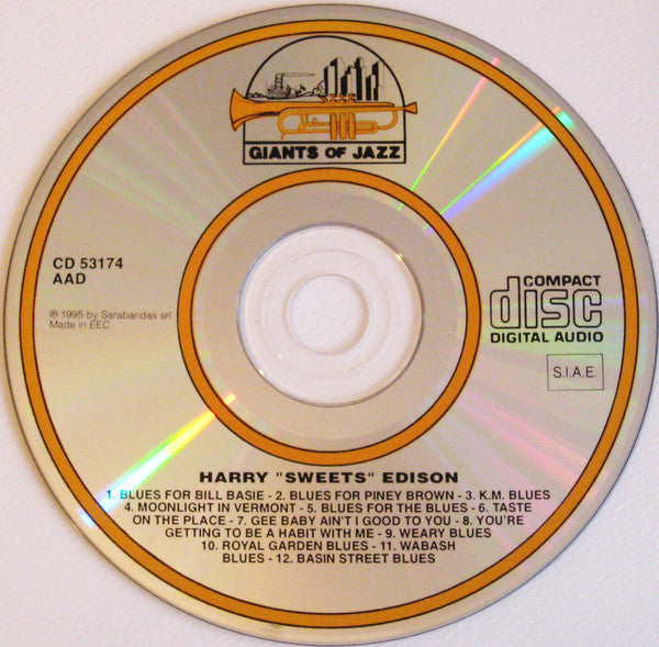 Harry "Sweets" Edison* : Harry "Sweets" Edison (CD, Comp)