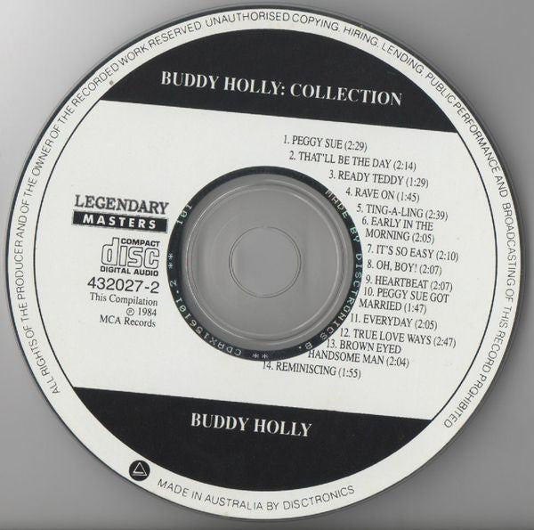 Buddy Holly : Buddy Holly: Collection (CD, Album, Comp, RE)