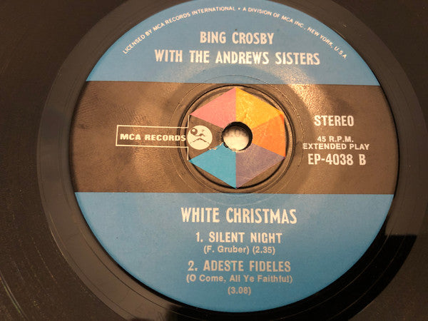 Bing Crosby : Bing Crosby Sings White Christmas (7", EP)